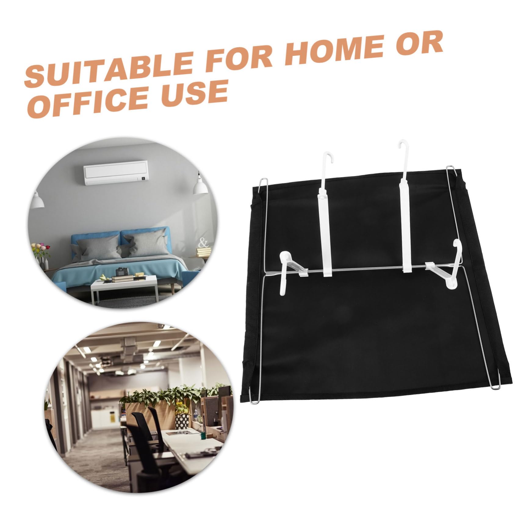 OSALADI 2piezas Deflector para Aire Acondicionado Cubierta Ventilación para Salas y Protección contra De Aire Diseño Elegante