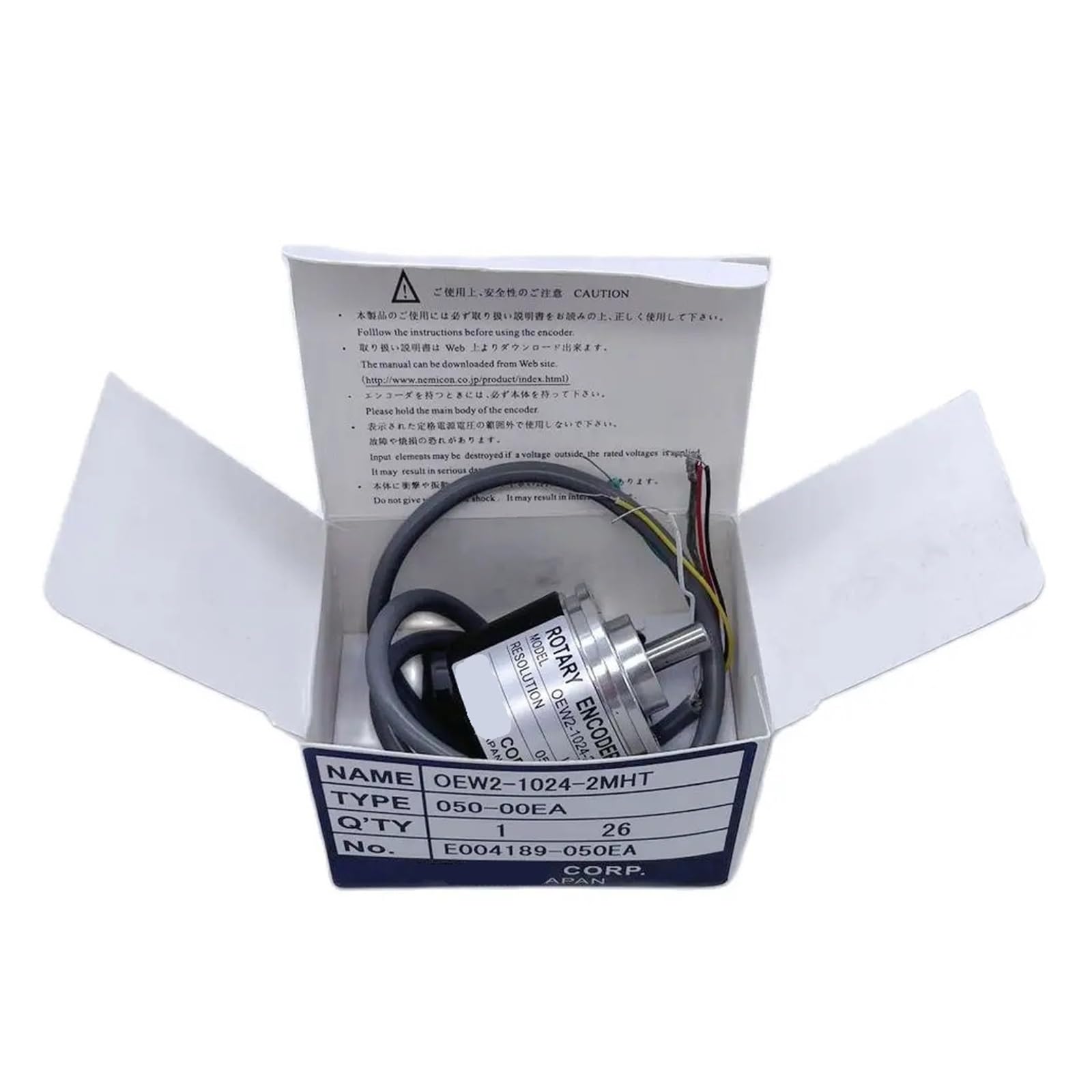 encoder rotativo OEW2-06-2MHT 01 02 036 04 05 10 1024 25-2MHT codificador incremental pequeño de salida PUSH PULL (Color : OEW2-036-2MHT)