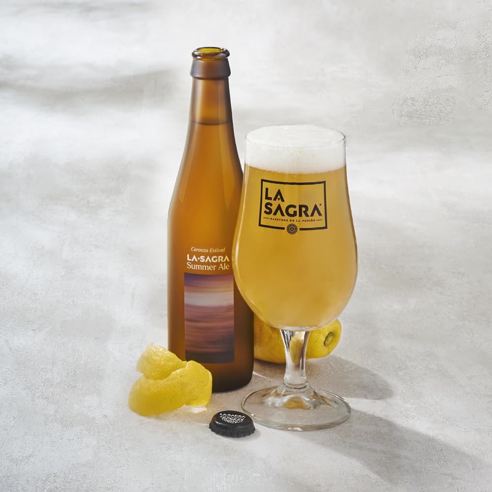 La Sagra Summer Ale. 4,4% Vol., Caja con 24 botellas de 33 cl, Total 7920 ml