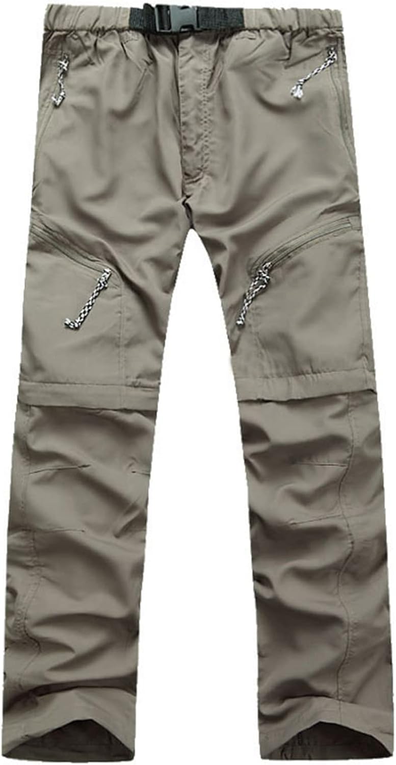 Men's Convertible Hiking Pants Outdoor Lighweight Quick Dry Trousers Fishing Cargo Pants
