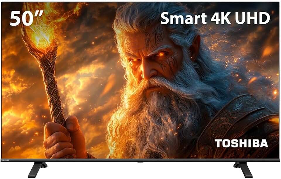 Smart TV DLED 50" 4K Toshiba VIDAA 3 HDMI 2 USB Wi-Fi