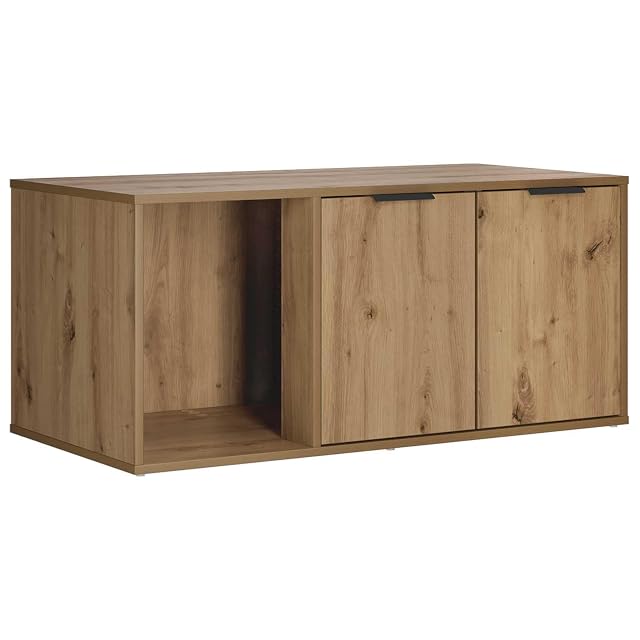 Foto 6 de 8 de vidaXL - Mueble para cajón de gato, roble artesanal, 100 x 49 x 45 cm