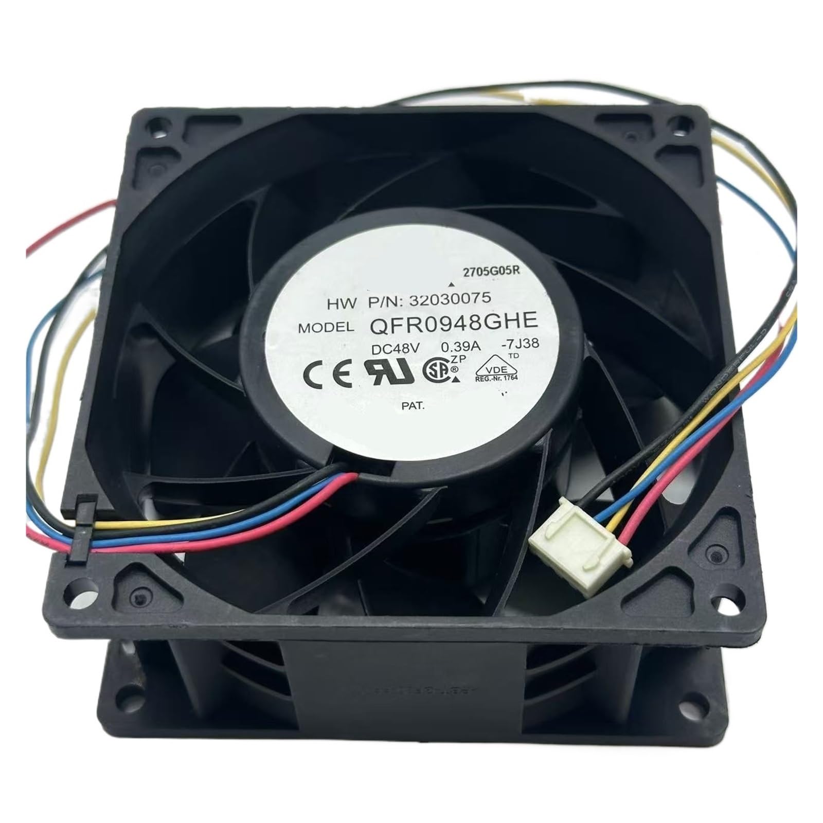 Ventilateur de serveur industriel QFR0948GHE 90mm pour refroidissement réseau 48V
