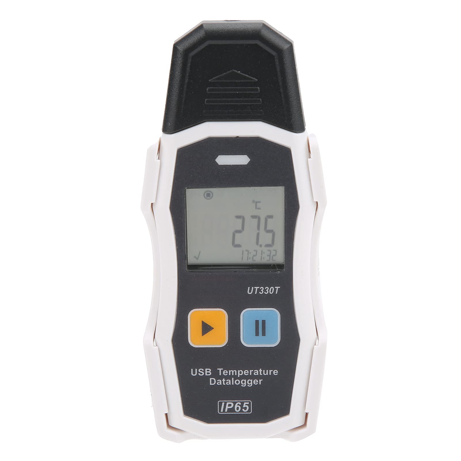 Ejoyous Enregistreur de Température UT330T Enregistreur de Température USB ABS 22 à 158 Fahrenheit 64000 Lectures IP65 Enregistrement de Données à Montage Mural pour les Utilisateurs de CVC de Chambre
