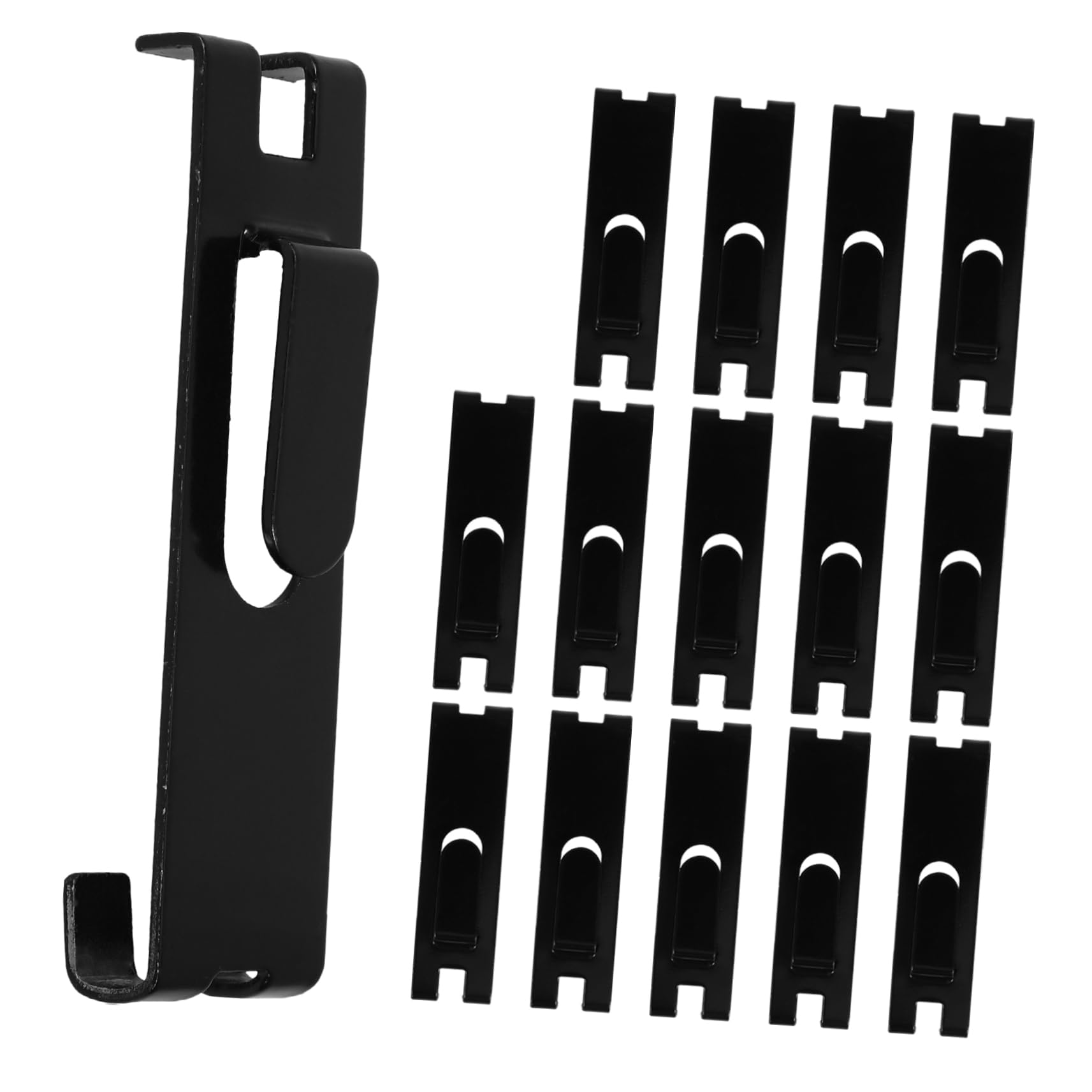 PRETYZOOM 15pcs Sturdy Hooks for Hanging Grid Wall Hangers for Home Decor Retail Display High Hardness Utility Display Hooks