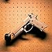 Universal Pistol/Handgun Mount - Pegboard/Skadis/Metal Pegboard/etc. | Handgun Holder Storage Rack (Horizontal Right, Gun Pegboard/Wall Control, Black)