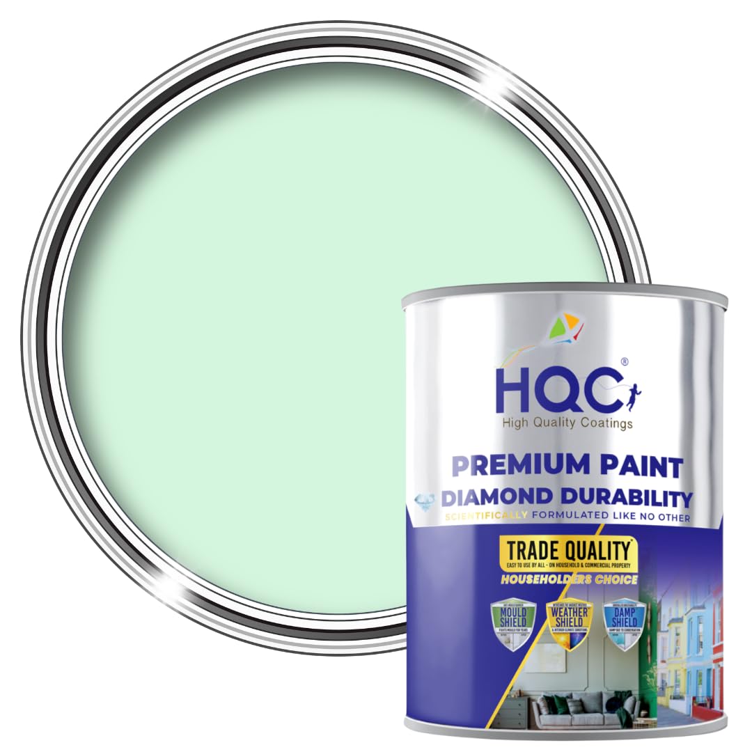 Hqc Blackboard & Chalkboard PaintEasy CleanWritable & Erasable SurfaceMint Green1L from B&Q
