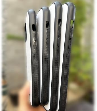 JUSTRY 10 Sets Sublimation Blanks Phone Case Bulk Covers Compatible with Apple iPhone 15, 6.1-Inch (2023), 2 in 1 2D Soft Rubber DIY Customizable Sub Cases +Aluminum Insert Matte,Easy to Sublimate
