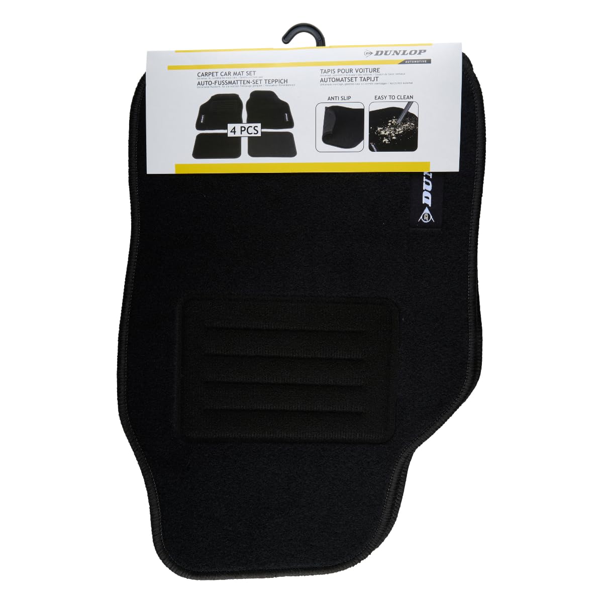 Dunlop Vehicle 871125241764 Universales Juego de Alfombrillas de Coche para Alfombras