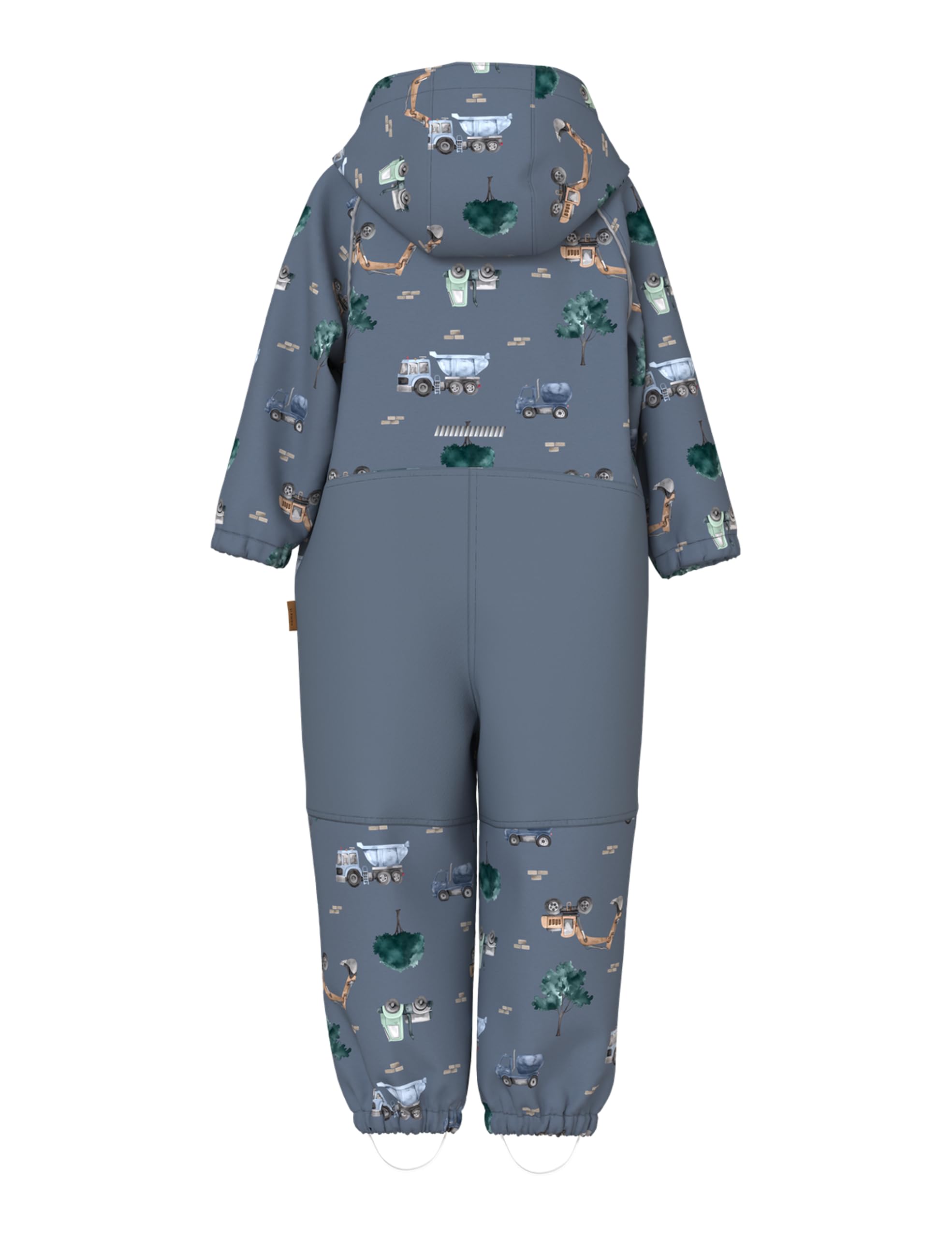 Nmmalfa08 Softshell Suit AOP 1Fo Noos, flint stone, 98