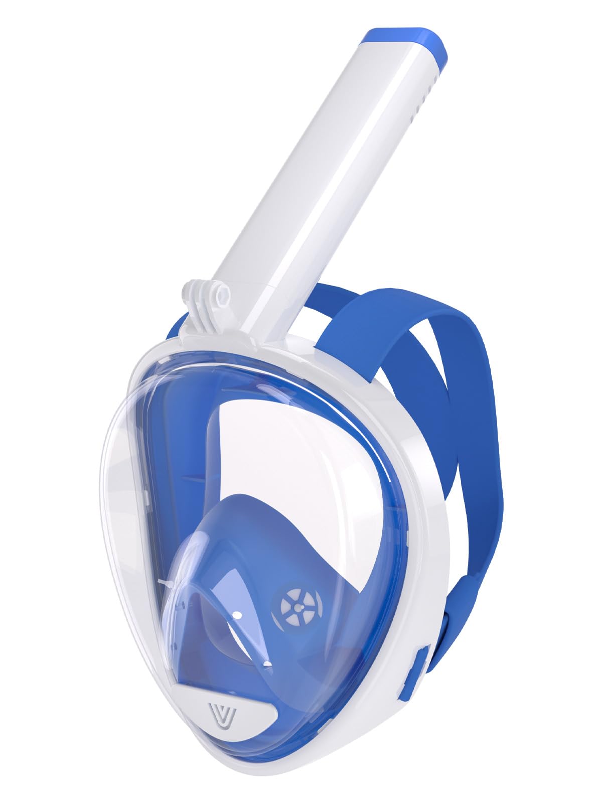 Vitare Full Face Snorkel Mask for Adults and Kids, 180° Wide View Diving Mask with Anti-fog and Anti-leak Technology, New Breathing System Snorkel Set with Camera Mount
