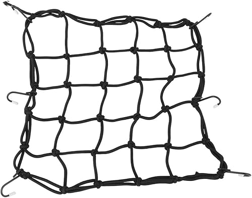 VGEBY1 Cubierta de red de equipaje para bicicleta, red de carga para equipaje con 6 ganchos para almacenamiento de bicicletas