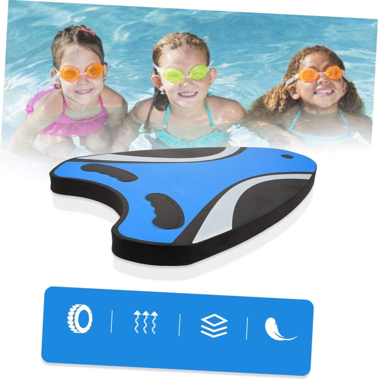 Didiseaon Swimming Kickboard and Adults Swimming Training Kickboard Pool Float Beginner Swim Board Practice and Water Exercise Random Color