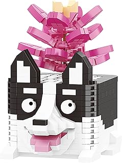 NOOLY Animal and Flower Micro Building Blocks Set for Home and Office Decoration KLJM-08 466 Pieces (Husky) 18430