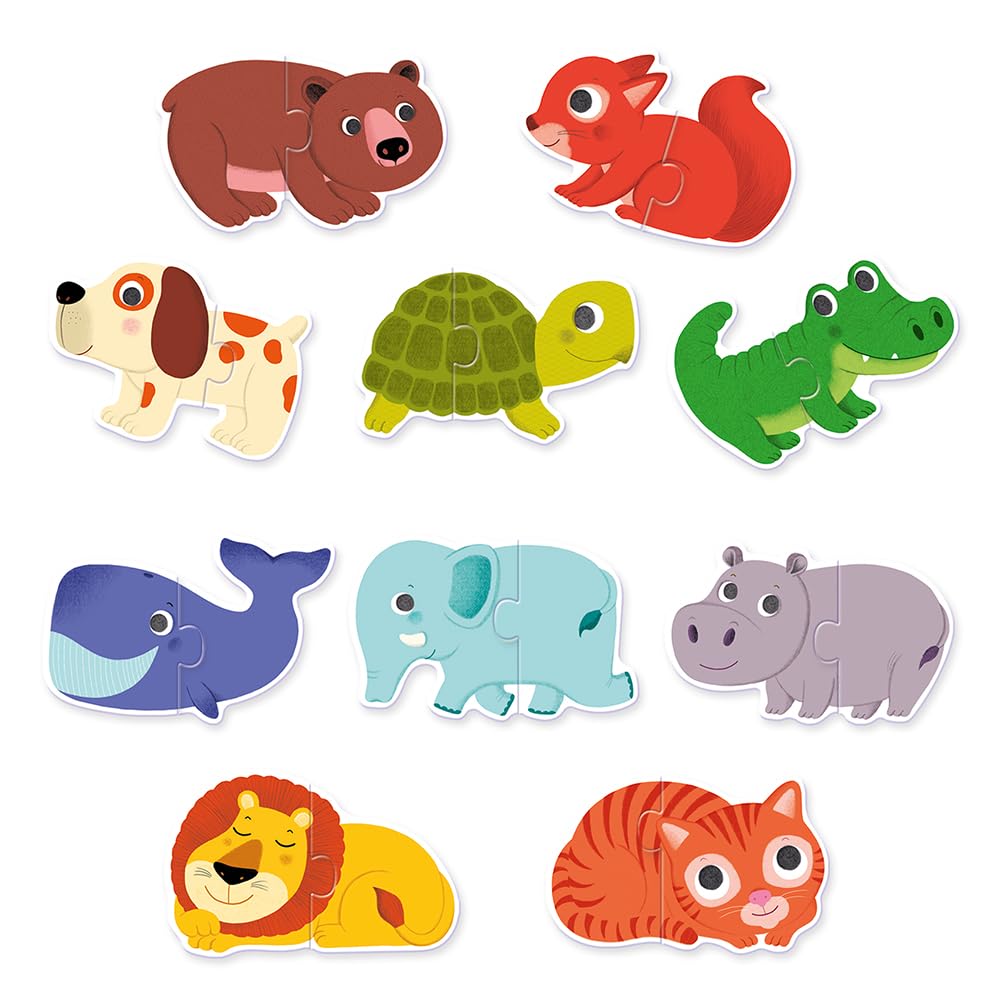 Djeco Animals Puzzle Duo