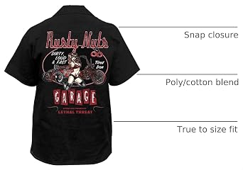 Lethal Threat Rusty Nuts Printed Workshirt