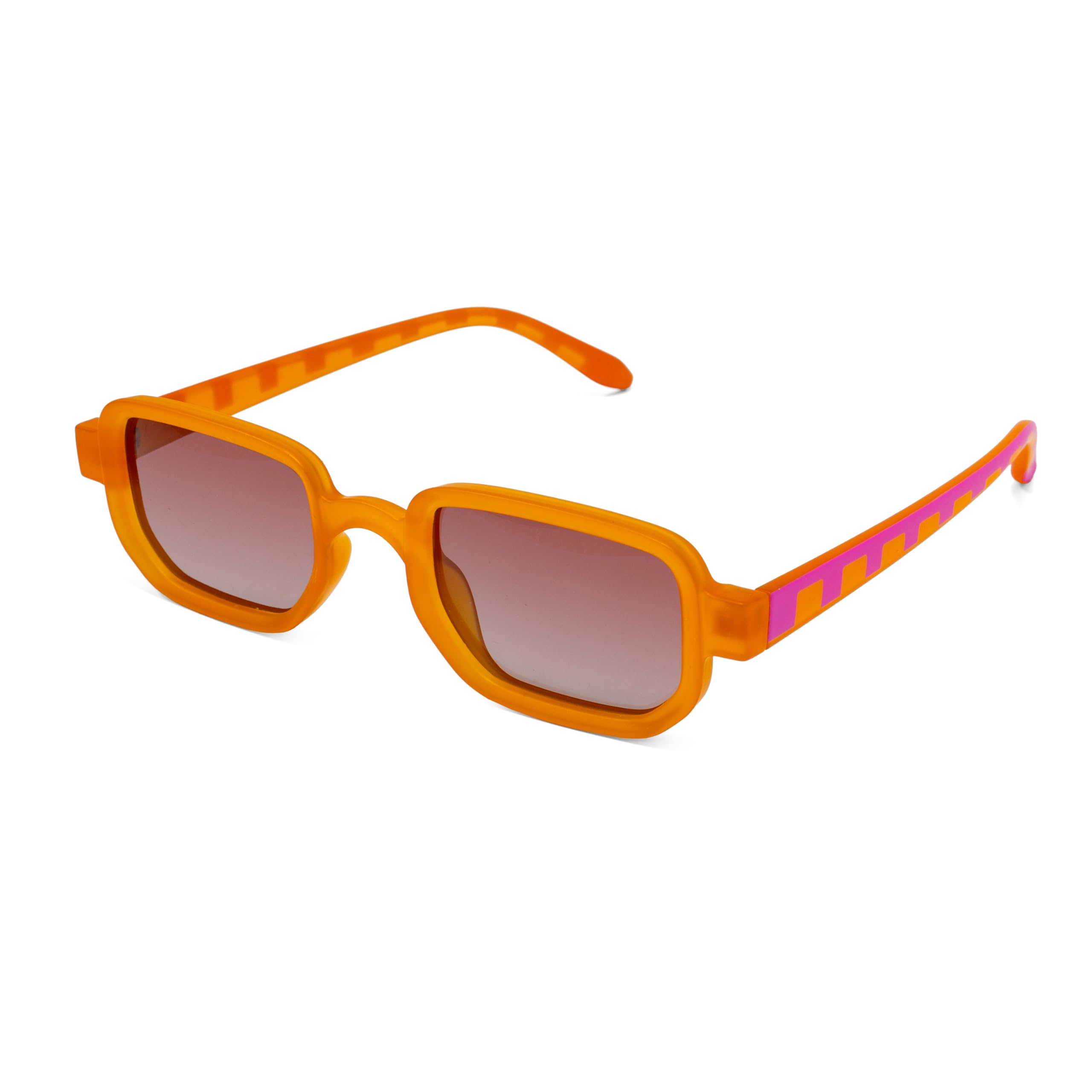 Fisura Unisex Hot, Orange - Women’s Polarised Sunglasses I'm Hot – Uv400 Trendy Fashion Shades With Metal Case, Pouch & Cleaning Cloth – Gift For Her