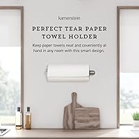 Vista 6 de Kamenstein Perfect Tear - Toalleros de papel (13 pulgadas, plateado) y (14 pulgadas, plateado)