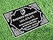 Custom Memorial Black Granite Stone, Islamic Personalized Memorial Grave Marker 12x6x0.4 inc - 12x6x1 inc - 12x12x0.4 inc - 18x12x0.4 inc - 24x12x0.4 inc - 24x12x1 inc - 24x12x4 inc Headstone, Condolences Garden Marker, Memorial Stone You Can Customize (Design 1, 12x6x1 inc)