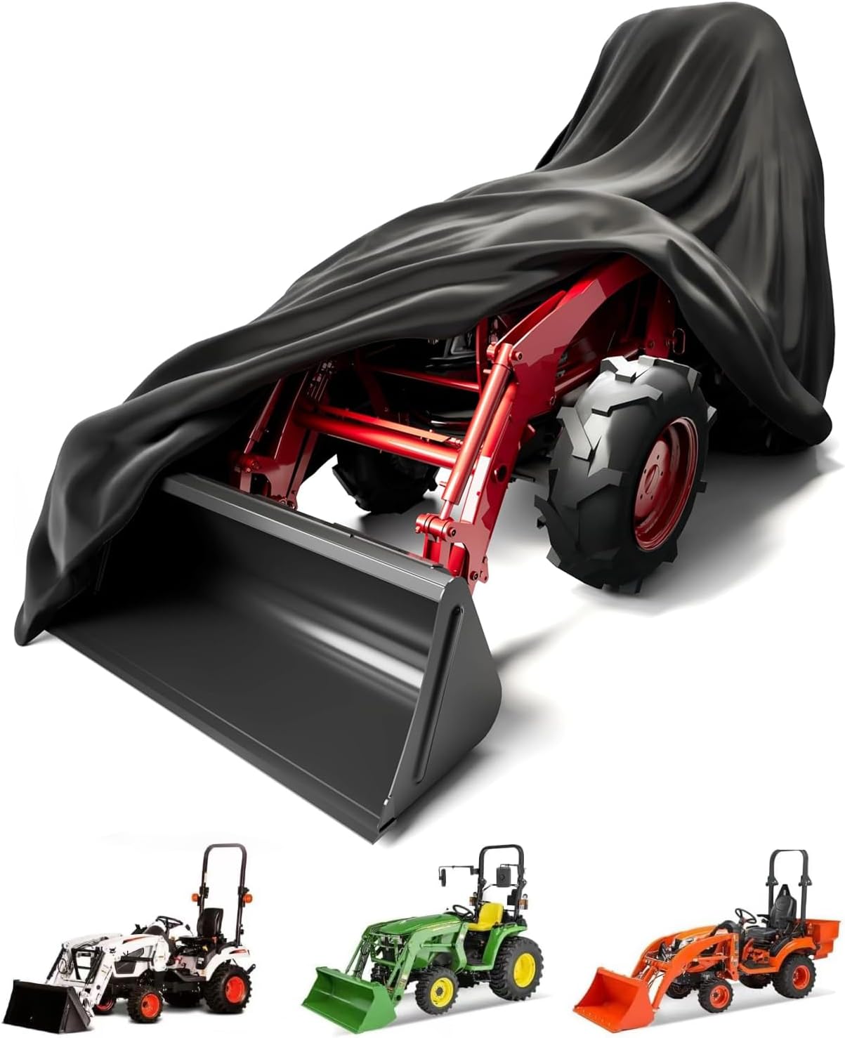 Tractor Cover, Tractor Covers Waterproof Heavy Duty, 600D Oxford Cloth Waterproof, UV Protection, Dustproof, Universal Tractor Cover(189 L x 76 W x 86 H in)