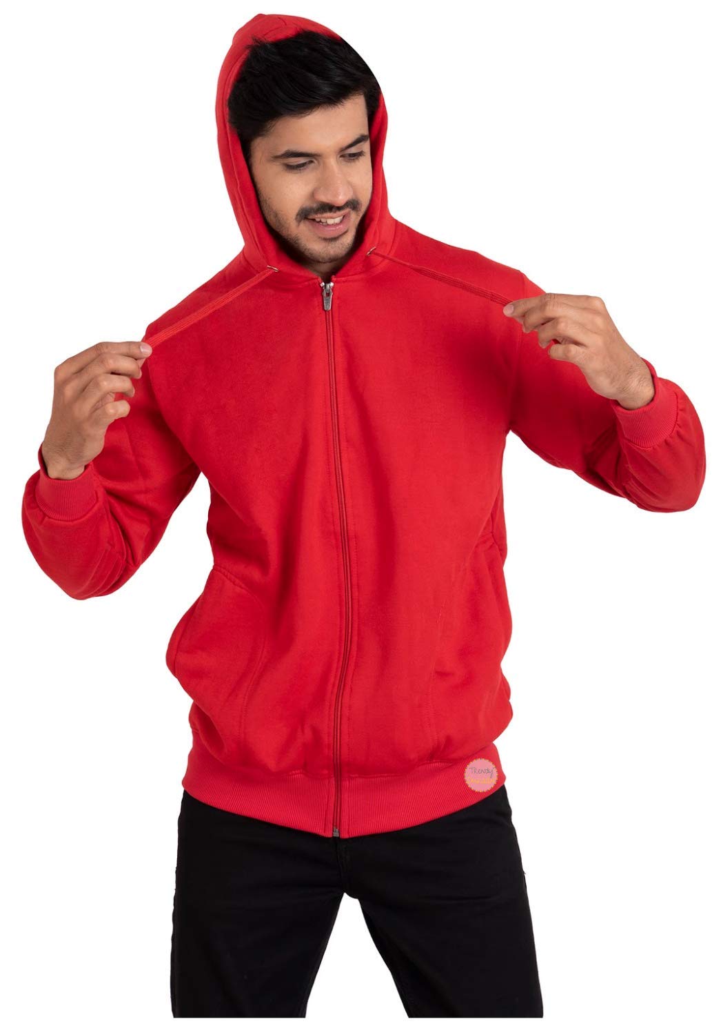 trendy dukaan Men's Cotton Stylish Full Sleeves Hoodie Sweatshirt with Zipper-picture-11