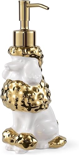 Miniatura 20 de Dispensador de Bomba de Cerámica de Acero Inoxidable en Forma de Perro Salchicha para Jabón/Loción/Desinfectante de Manos Weiner, Regalo para