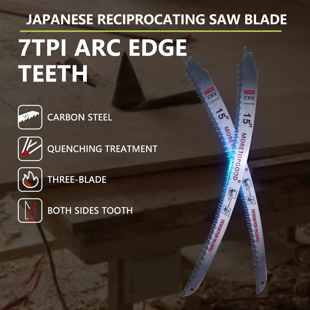 MORETOPGOOD Reciprocating Saw Blades - 3 Pack -2 MORETOPGOOD Reciprocating Saw Blades - 3 Pack -2