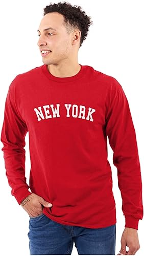 Miniatura 10 de Nueva York State Pride Souvenir manga larga camiseta hombres mujeres