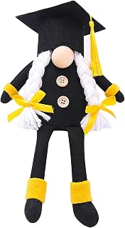 Plush Tomte Nisse Gifts Faceless Graduation Party The Graduation Gnome Doll Plush Toy Dog Toy Squeakers Plush (A, One Size)
