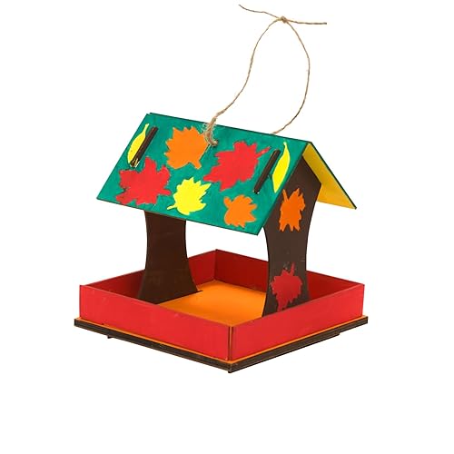 Colorations® Easy-Build Bird Feeder, Set of 6, Crafts for Kids,