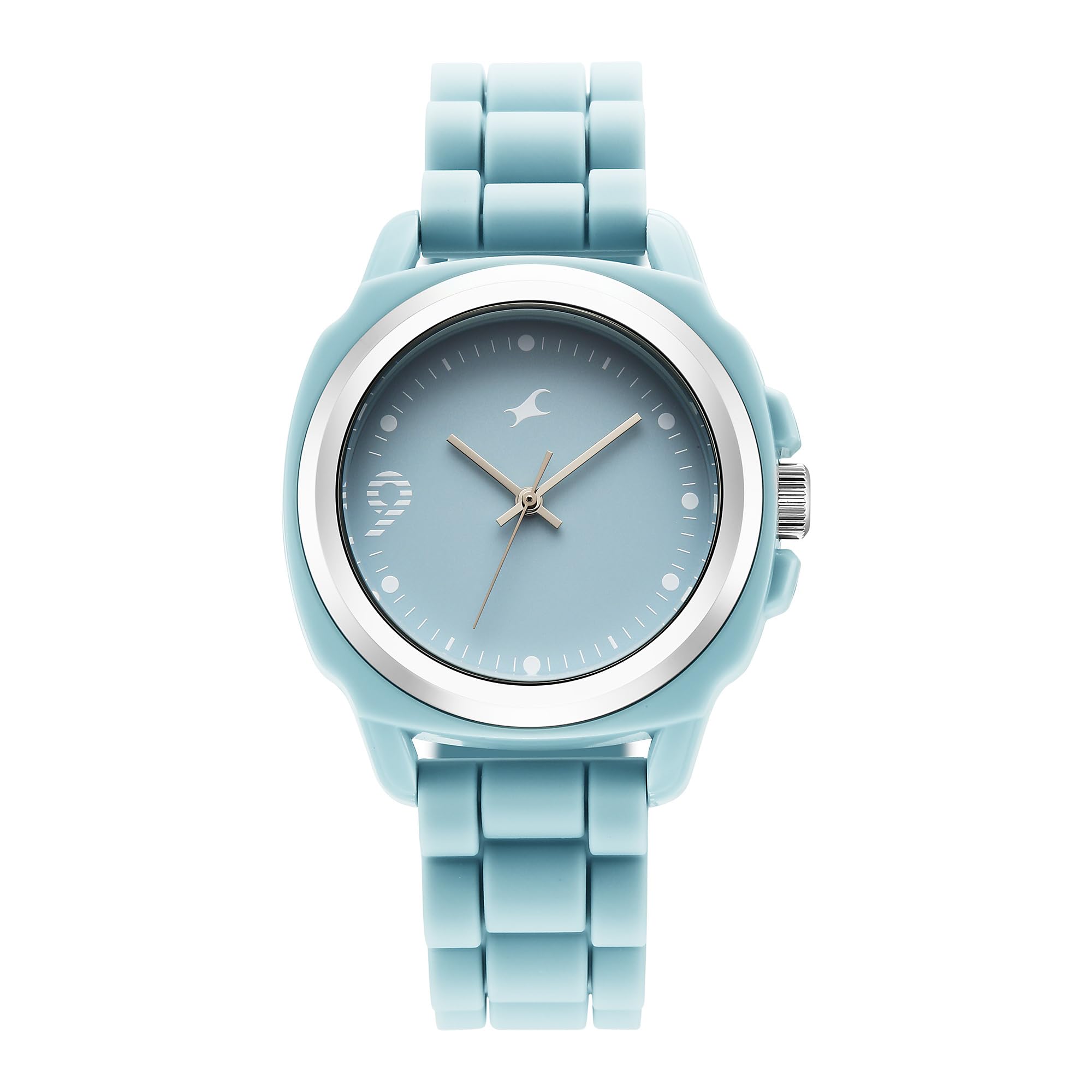 Fastrack Tees Hype Bounce Quartz Light Blue Round Dial Men's Watch | Water Resistance Watch | Watches for Men Analog - 38170PP03-picture-16