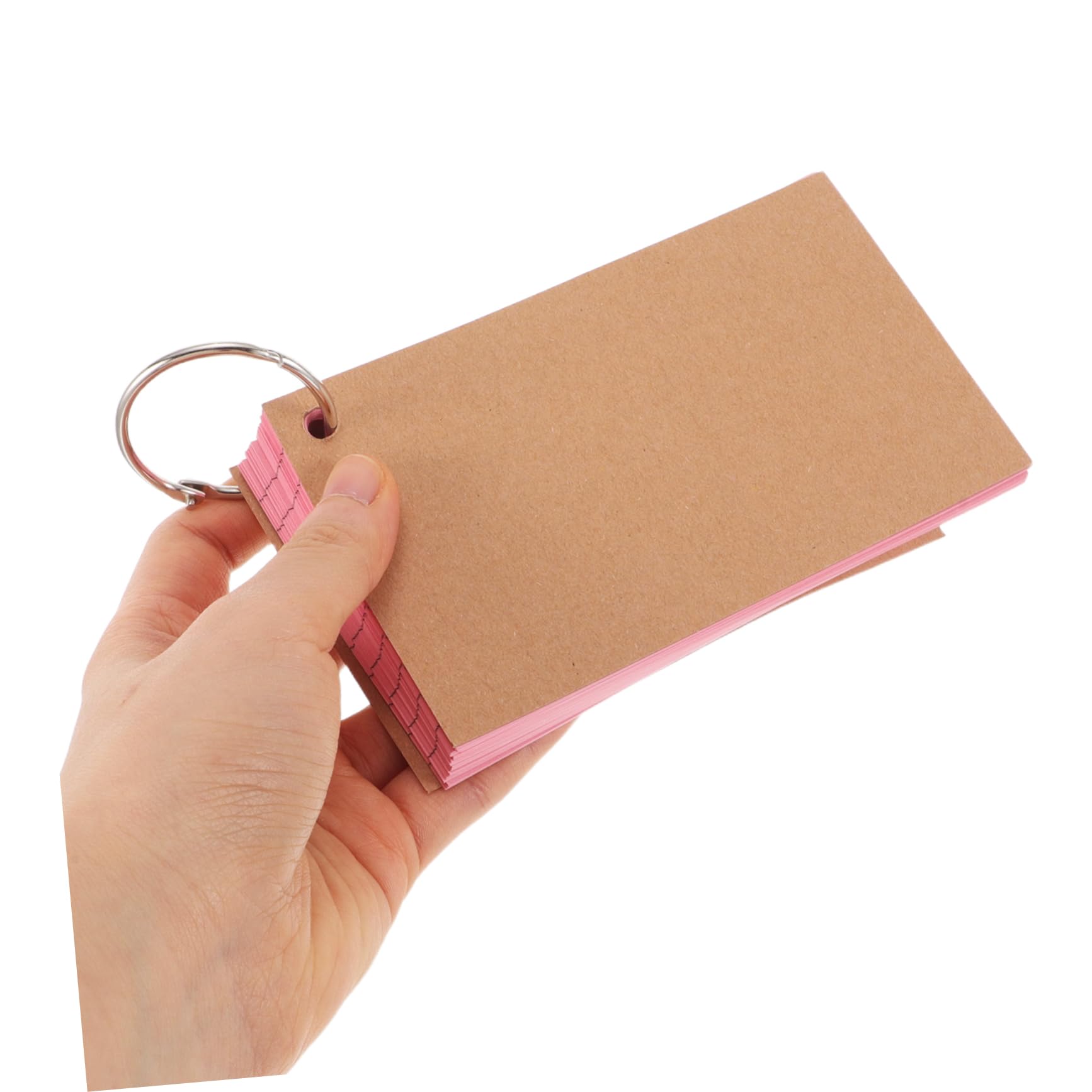 10 Vokabelkarten mit Ringen, Doppelseitig Liniert, Lose Blätter | Edelstahlringbindung, Papierformat 100 Blatt Je Block, für Meetings und Arbeit