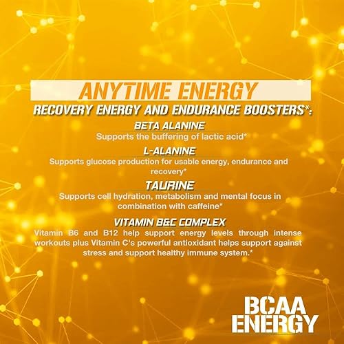 Miniatura 62 de EVL BCAAs Polvo de Aminoácidos - Polvo de Energía BCAA Pre Entrenamiento para Recuperación Muscular, Crecimiento Delgado y Resistencia - Bebida de