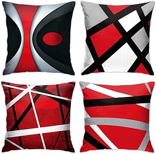 red black gray throw pillows