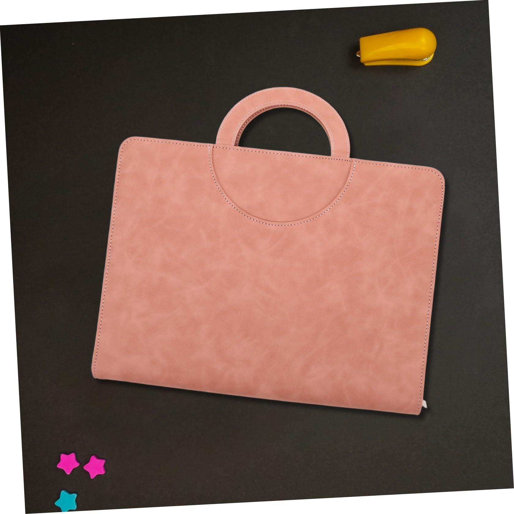 Borsa Porta Documenti A4 in Materiale Pu con Cerniera Sicura, Organizer Multifunzionale per Uso Quotidiano e Viaggi, per Famiglie e Studenti