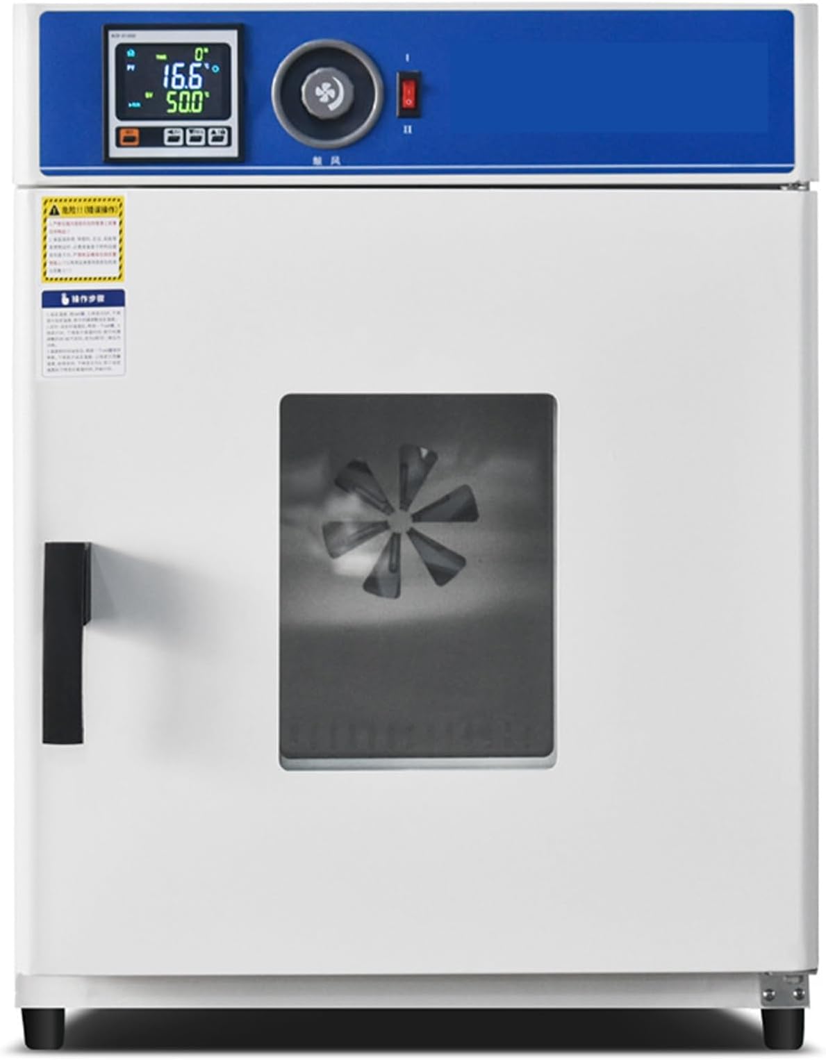 500W Lab Drying Oven, 16L Constant Temperature Blast Drying Ovens for Laboratory/Industrial,Rt+10-300℃, Lab Forced Air Convection Drying Oven with 0-9999 MIN Timer(Stainless steel)