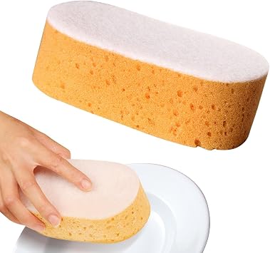 Car Wash Scrub Sponges Honeycomb Scrubber Cloth Household