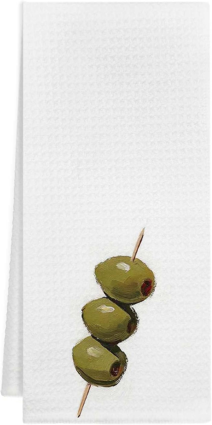 Funny Retro Kitchen Towels, Colorful Maximalist Eclectic Kisses If You Do the Dishes Decorative Dish Tea Hand Towels for Apartment Kitchen, 16x24 Inch