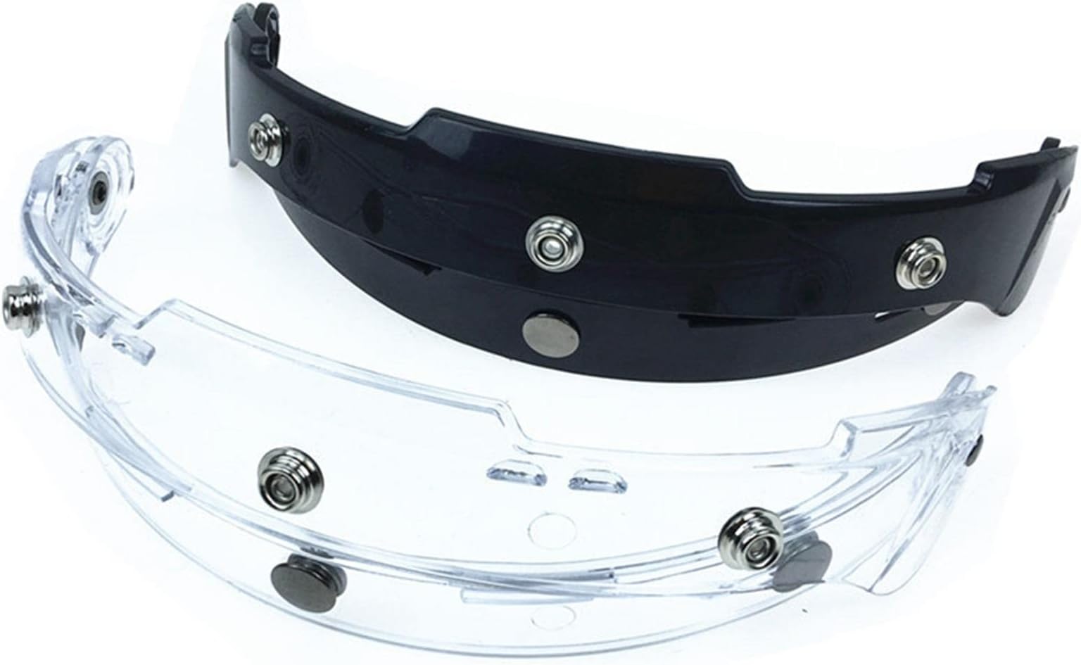 CALANDIS® Motorcycle Uv Adapter Flip Up Base Half 3/4 Helmets Shield Attachment Black