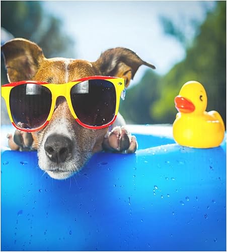 Miniatura 6 de susiyo Calcomanía magnética para panel de lavavajillas de verano para perro, calcomanías magnéticas para decoración de refrigerador, lavadora y