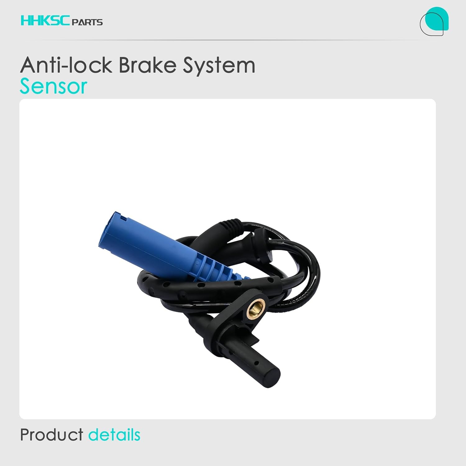 2pcs Front Left and Right ABS Wheel Speed Sensor Compatible with BMW 323I 325XI 328I 328XI 330XI 335I 335XI 34526764858 ALS1830 AWD 06 07 08 09 10 11 2007 2009 2010 2011 2006 2008