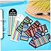 Veemoon 8Packs Transparent Highlighter Tapes Sticky Fluorescent Annotation Strips for Easy Page Marking and Study Supplies for School and Office Use