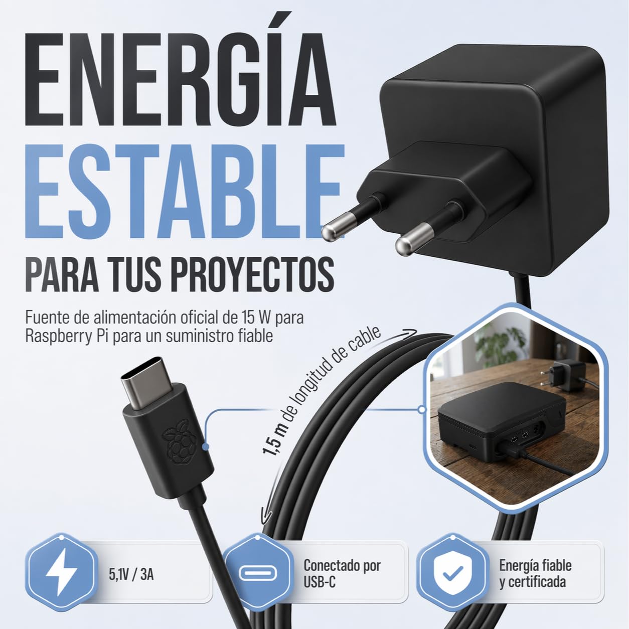 db-tronic Raspberry Pi 4 4 GB Starter Kit | Edición Negra 64 GB | Alimentación 15 W | Carcasa | Micro HDMI 4K | Disipadores | Lector USB | Ideal para Home Assistant y el Smart Home