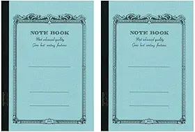 Apica Notebook CD15 azul claro - 17,78 cm x 25,40 cm, light blue, 7"x10" (Pack of 2)