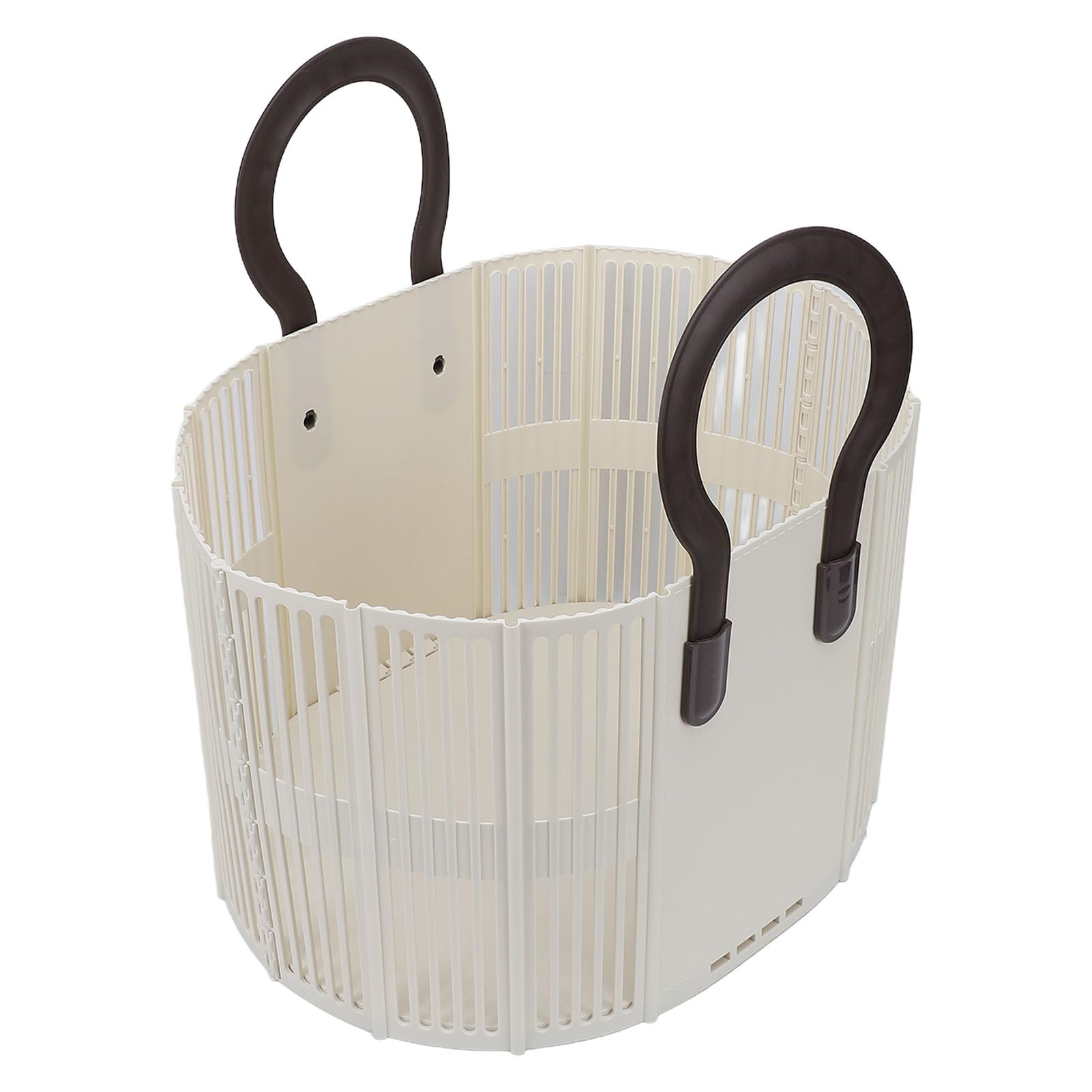 CHICIRIS Cesta para la Colada con Asas, Contenedor de Almacenamiento Duradero, Espacioso y Plegable para la Colada y la Ducha, 45x36x30cm