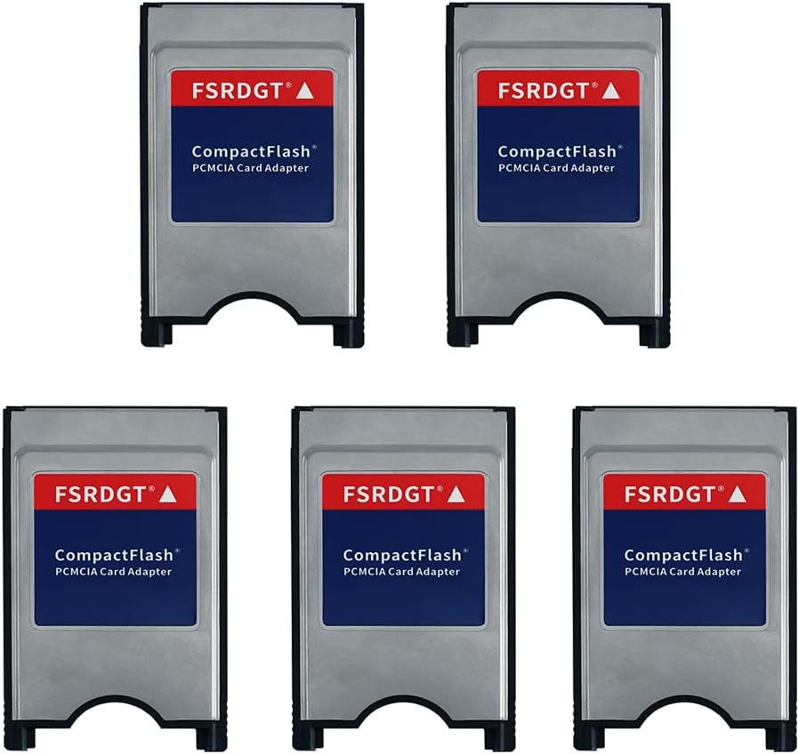 zhongsir Five Pack FSRDGT Compact Flash to PCMCIA Ata Adapter(5PCAK
