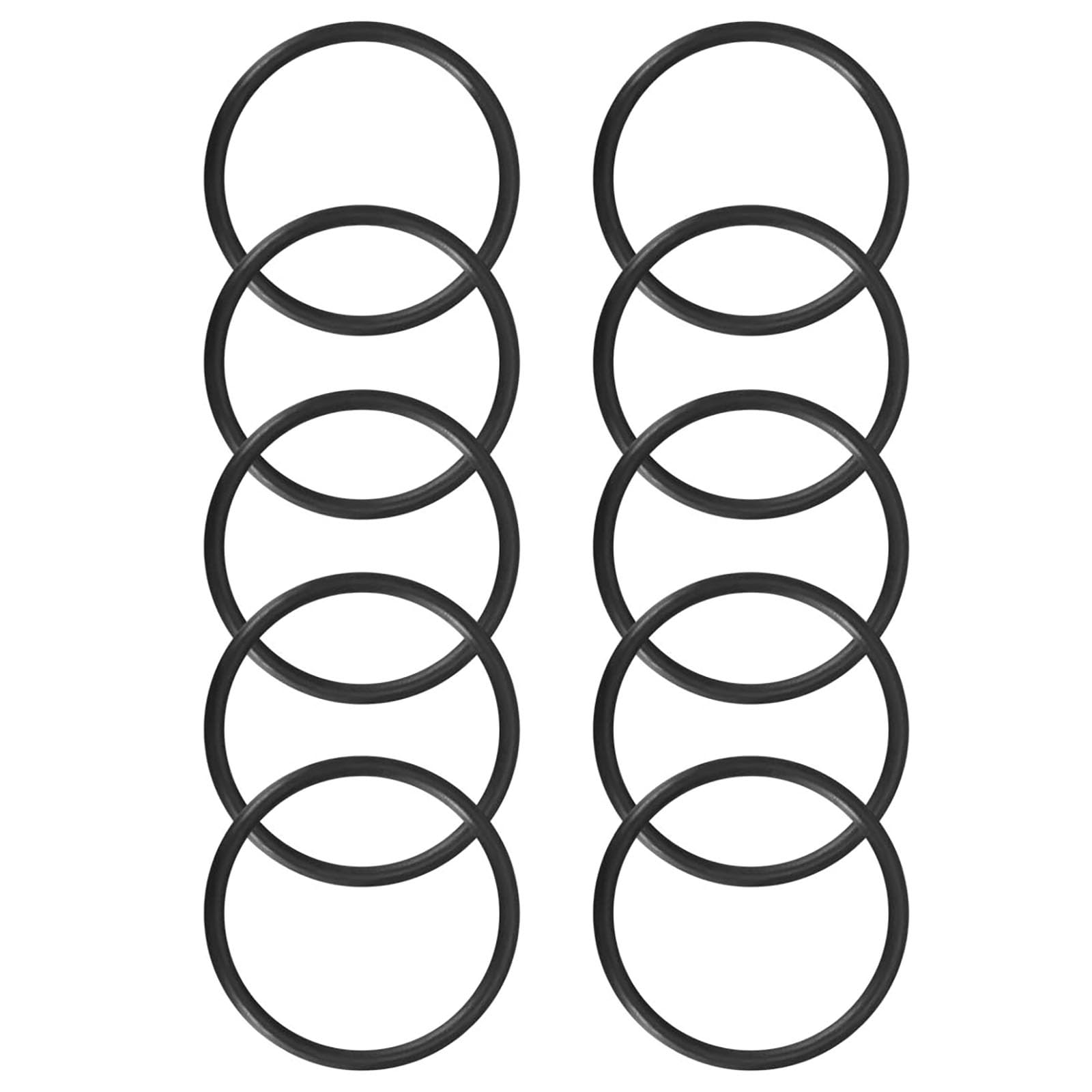 ROWORKX 10Pcs Nitrile Rubber O-Rings - 32mm OD x 28mm ID x 2mm Width Sealing Gaskets for Hose, Faucet, Plumbing, Automotive and General Repair Applications