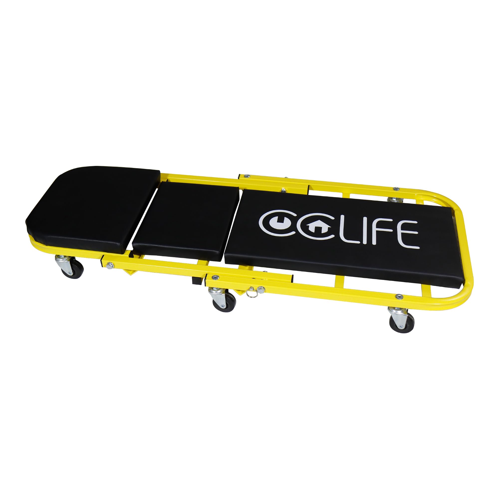 CCLIFE 2in1 Auto Workshop Rolling Board Assembly Rolling Board Workshop Stool Assembly Sgabello fino a 150 kg con 6 ruote girevoli a 360 gradi