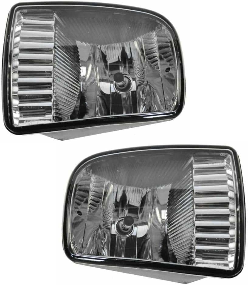 CarLights360 For Lincoln LS 2000 2001 2002/Navigator 2005 2006 Fog Light Assembly Pair Driver and Passenger Side | FO2592175 | FO2593175 | XW4Z 15200 DA