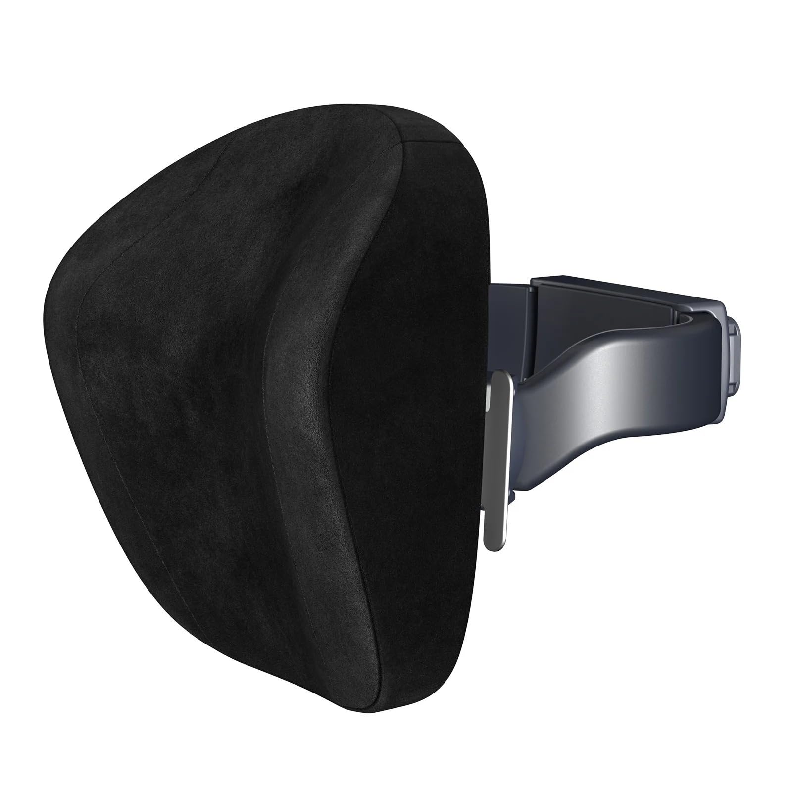 KAUWYEHD Car Seat Accessories Fit For Tesla Highland Model 3/Y Suede Headrest Neck Pillow Rest Cushion(Suede)